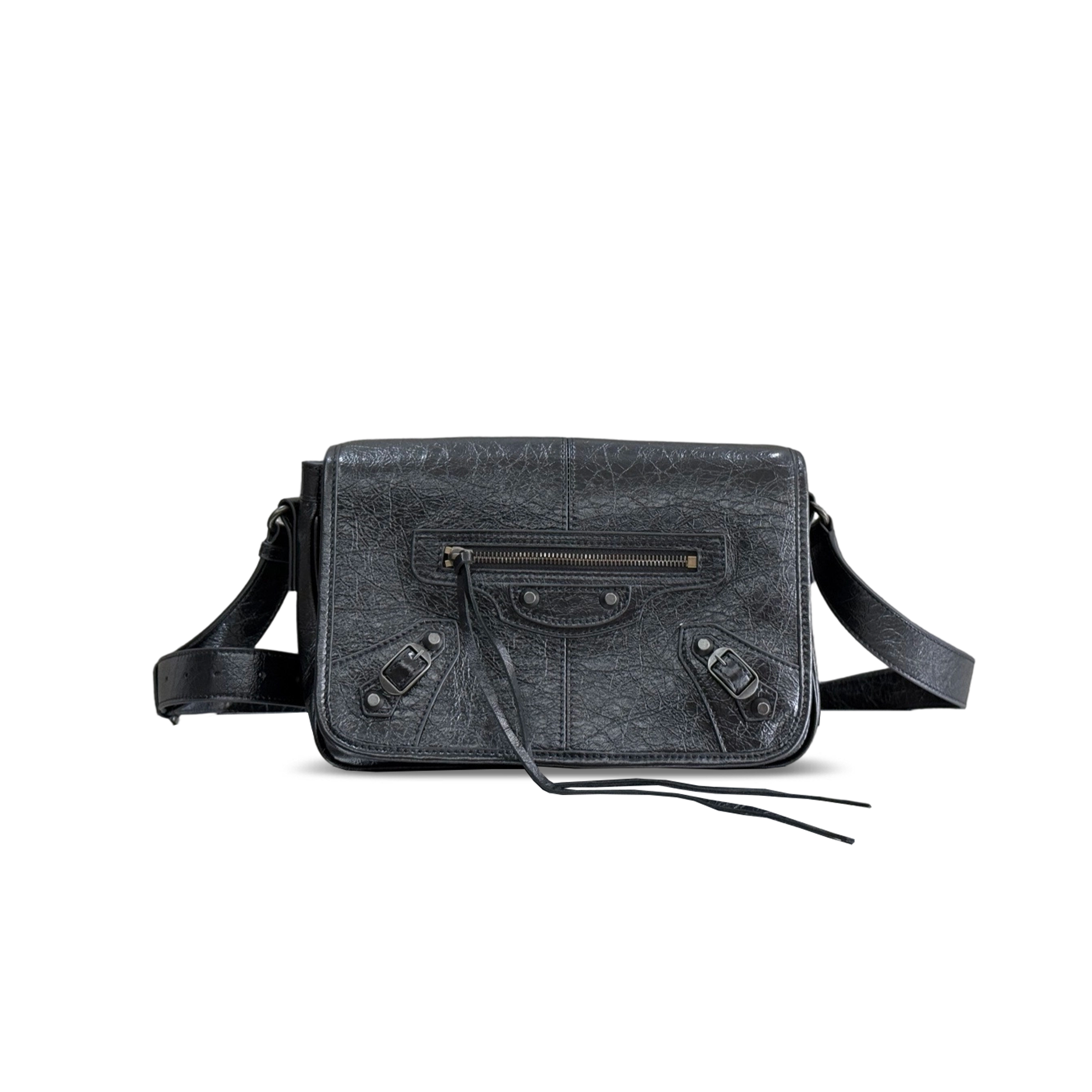 BALENCIAGA LE CITY FLAP MESSENGER BAG SMALL (27*19*9cm)